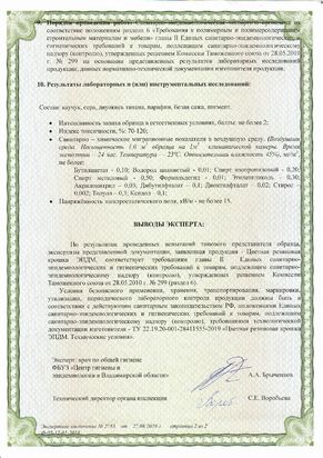 Выводы эксперта